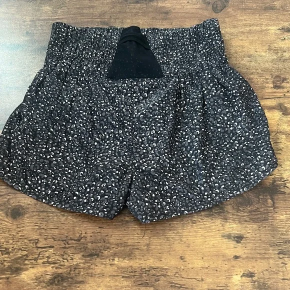 FP Movement by Free People Black, Gray and White High Waist Shorts - Picture 3 of 6